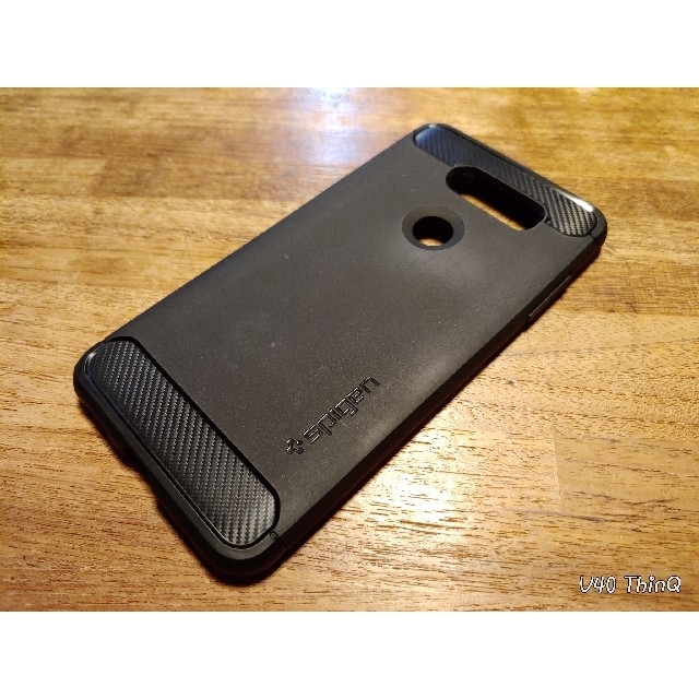 Spigen(シュピゲン)のSpigen LG V30+ケース Rugged Armor 中古 スマホ/家電/カメラのスマホアクセサリー(Androidケース)の商品写真