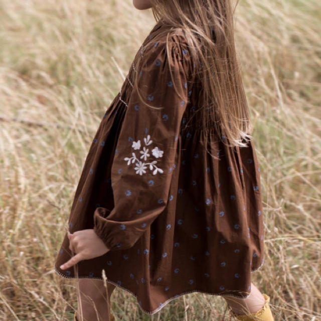 新品！Apolina Kids Kari Dress - Bluegrass  キッズ/ベビー/マタニティのキッズ服女の子用(90cm~)(ワンピース)の商品写真