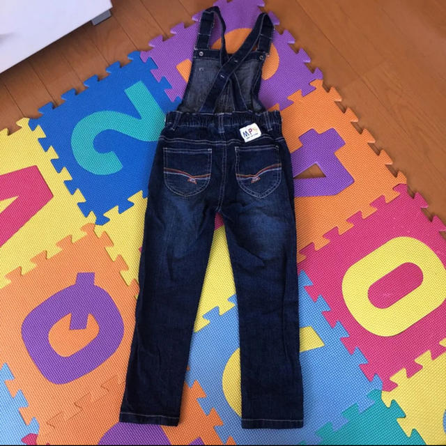 Right-on(ライトオン)のキッズ デニムサロペット オーバーオール キッズ/ベビー/マタニティのキッズ服男の子用(90cm~)(パンツ/スパッツ)の商品写真