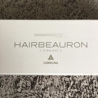 リュミエールブラン(Lumiere Blanc)の【箱・保証書付き】ヘアビューロン ストレートアイロン(ヘアアイロン)