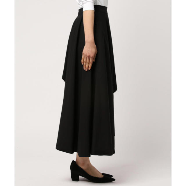 side flare layered skirt
