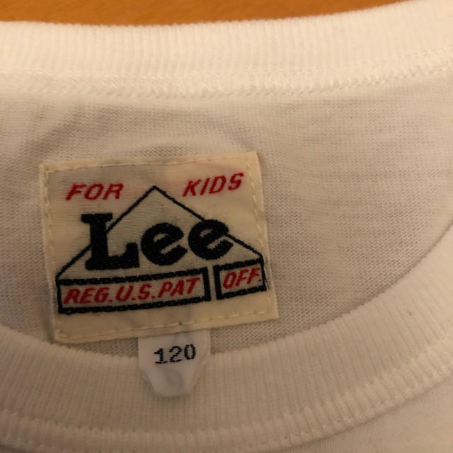 Lee(リー)の専用！Lee kidsシンプル白Ｔシャツ キッズ/ベビー/マタニティのキッズ服男の子用(90cm~)(Tシャツ/カットソー)の商品写真