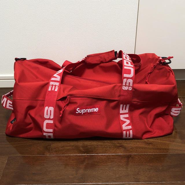 ボストンバッグ18ss supreme Duffle Bag red 36L