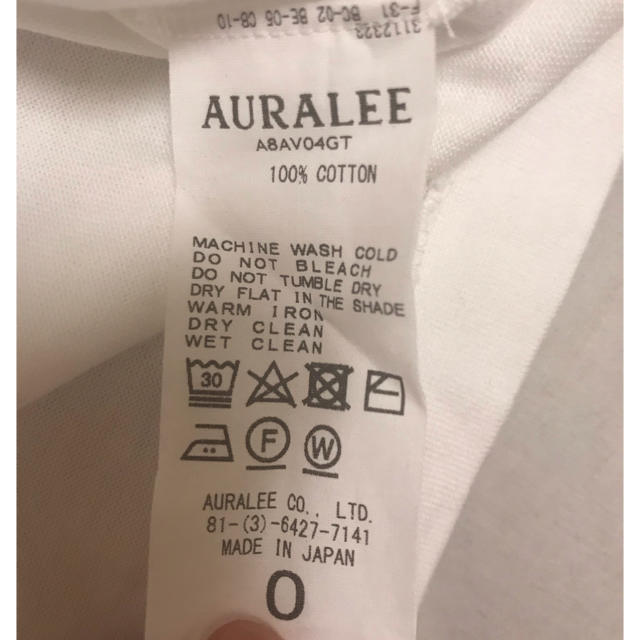 BARNEYS NEW YORK(バーニーズニューヨーク)のAURALEE ロンT 新品タグなし レディースのトップス(Tシャツ(長袖/七分))の商品写真