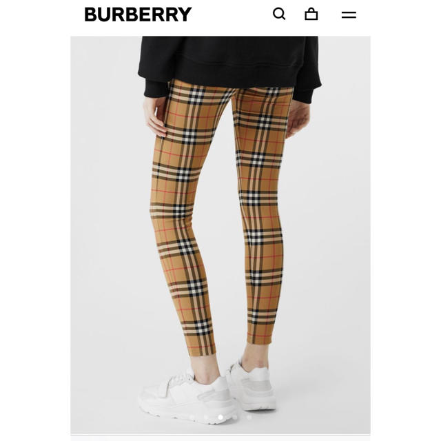 BURBERRY(バーバリー)のバーバリー レギンス 2019SS 新品試着のみ レディースのレッグウェア(レギンス/スパッツ)の商品写真