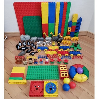 レゴ(Lego)のレゴ　デュプロ　どうぶつ他大量セット　くねくねコースター(積み木/ブロック)