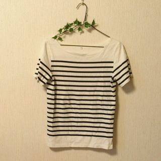 ムジルシリョウヒン(MUJI (無印良品))の無印良品 ボーダーTシャツ(Tシャツ(半袖/袖なし))