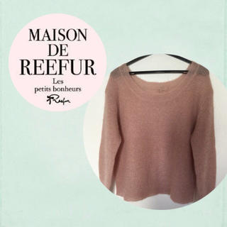 メゾンドリーファー(Maison de Reefur)のメゾンドリーファー 新品 モヘアニット(ニット/セーター)