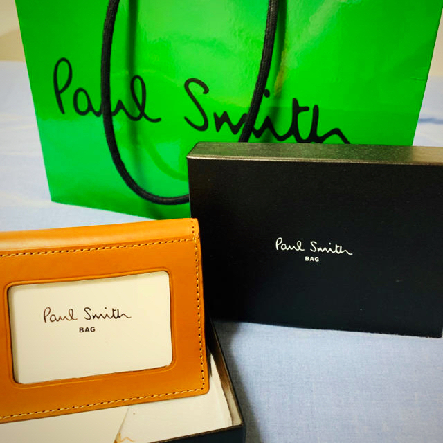 Paul Smith(ポールスミス)の【新品】ポールスミス パスケース カードケース 名刺入れ ベージュPSC481 メンズのファッション小物(名刺入れ/定期入れ)の商品写真