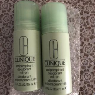 クリニーク(CLINIQUE)のクリニーク2本セットアンティパースパイラントデオドラントロールオン75ml制汗剤(制汗/デオドラント剤)