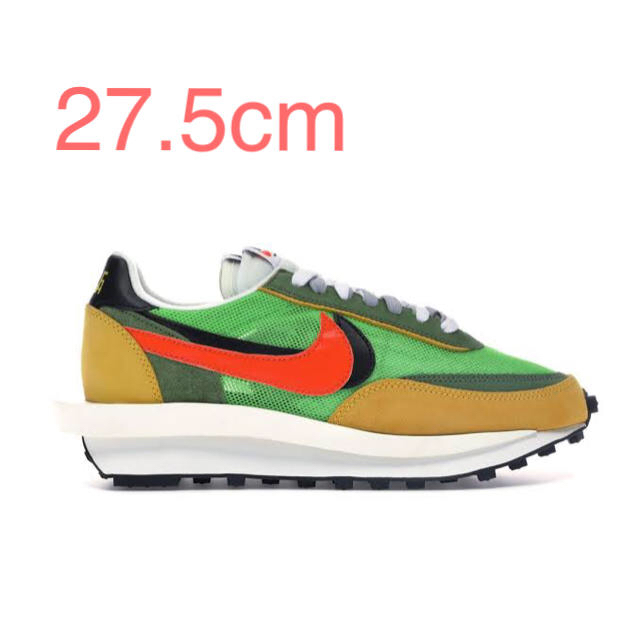 27.5cm NIKE×SACAI LDWAFFLE  GREEN