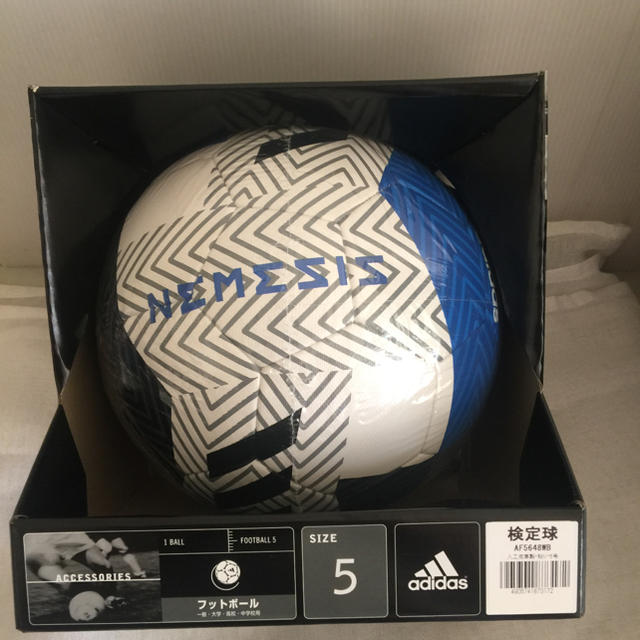 adidas(アディダス)のadidas ５号JFA検定球 ハイブリッドAF5648WB スポーツ/アウトドアのサッカー/フットサル(ボール)の商品写真