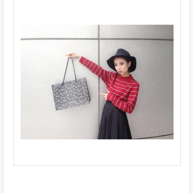 EMODA(エモダ)のEMODA♡ラインボーダーkint レディースのトップス(ニット/セーター)の商品写真