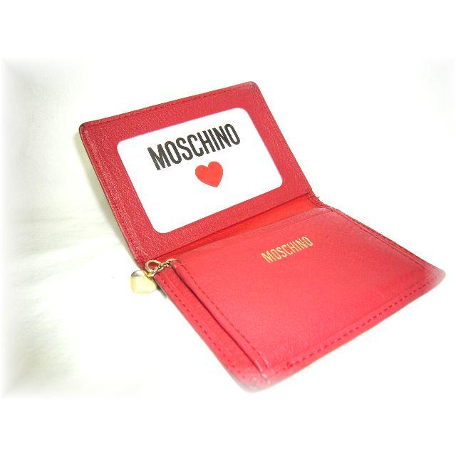 MOSCHINO - ☆定期入れ財布☆モスキーノMOSCHINOパスケース☆二 MOSCHINO - ☆定期入れ財布☆モスキーノMOSCHINOパスケース☆二