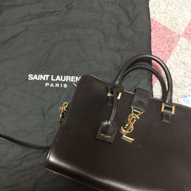 Saint Laurent Paris YSL 2way カバス ハンドバッグ