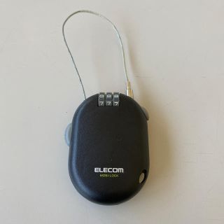 エレコム(ELECOM)の値引き中！エレコム ワイヤー 巻き取り式 ダイヤルロック(旅行用品)