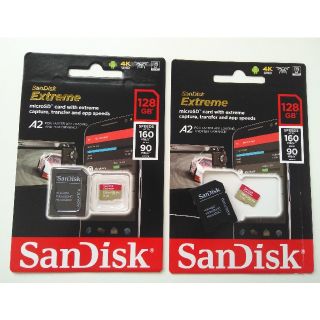 サンディスク(SanDisk)のSanDisk Extreme microSD 128GB 高速グレード(PC周辺機器)