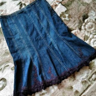 EPOCA - エポカ☆刺繍デニムスカート の通販 by sachi 's shop EPOCA - エポカ☆刺繍デニムスカート の通販 by sachi 's shop