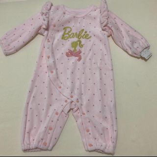 バービー(Barbie)の新品🎀Barbie baby ロンパース 80(ロンパース)