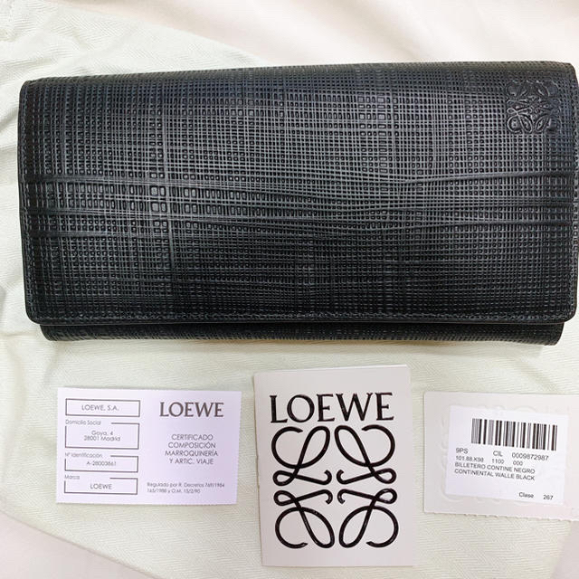 【期間限定送料無料】 LOEWE - LOEWE コンチネンタルウォレット 財布
