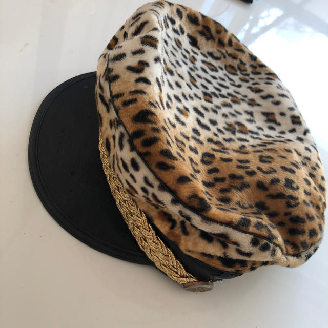 SEXY DYNAMITE(セクシーダイナマイト)のレオパード 帽子 レディースの帽子(その他)の商品写真