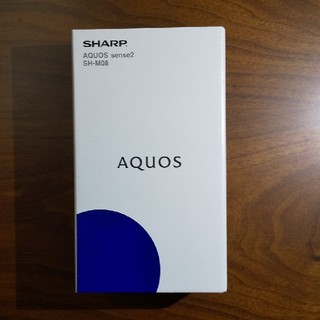アクオス(AQUOS)のSHARP AQUOS sense2 SH-M08 ホワイトシルバー(スマートフォン本体)