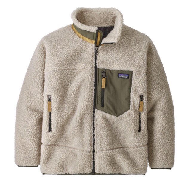 【専用】新品 patagonia キッズ レトロX ジャケット XXL カーキブルゾン