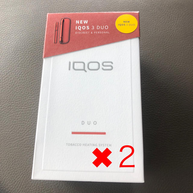 新型 iQOS 3 DUO デュオ 赤 red アイコス ２個