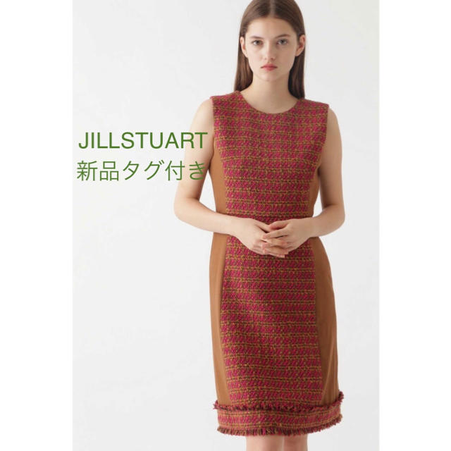 JILLSTUART ジルスチュアート 新品タグ付き ツイードワンピース JILLSTUART ジルスチュアート 新品タグ付き ツイードワンピース