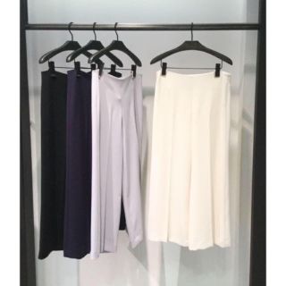 セオリー(theory)のTheory 18SS ワイドパンツ ホワイト XX0(カジュアルパンツ)