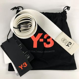 ワイスリー(Y-3)の新品未使用 Y-3 ロゴ ベルト ホワイト(ベルト)