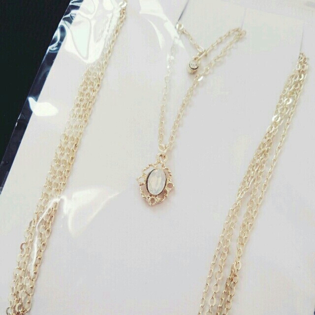 JUSGLITTY(ジャスグリッティー)の未使用♡ネックレス レディースのアクセサリー(ネックレス)の商品写真