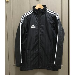 アディダス(adidas)の【美品】アディダス 中綿入りウォーマージャケット メンズM ブラック(ウェア)