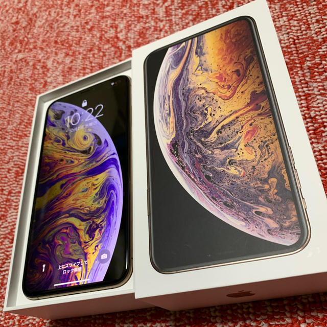 iPhone Xs Max 64GB SIMフリー ゴールド　アップルストア購入