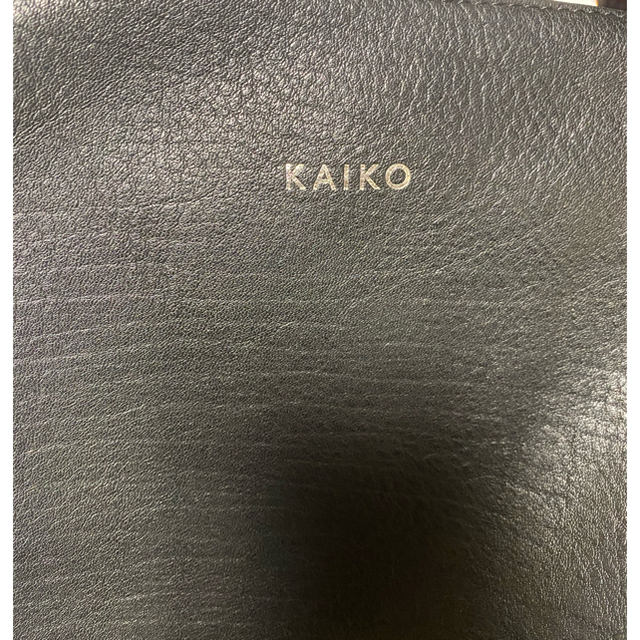 KAIKO LEATHER SHOULDER BAG "BLACK" 3