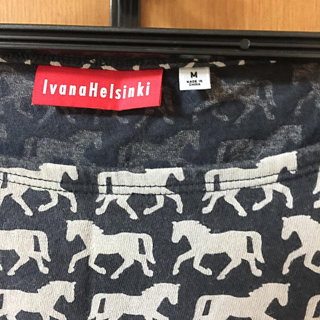 IVANAhelsinki(イヴァナヘルシンキ)の馬柄Tシャツ レディースのトップス(Tシャツ(半袖/袖なし))の商品写真