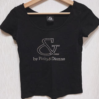 ピンキーアンドダイアン(Pinky&Dianne)のP&D黒Tシャツ(Tシャツ(半袖/袖なし))