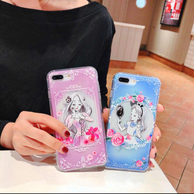 Disney(ディズニー)のディズニーキャラクター プリンセス iPhoneケース スマホ 携帯ケース スマホ/家電/カメラのスマホアクセサリー(iPhoneケース)の商品写真