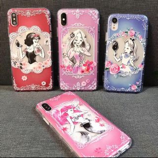 ディズニー(Disney)のディズニーキャラクター プリンセス iPhoneケース スマホ 携帯ケース(iPhoneケース)