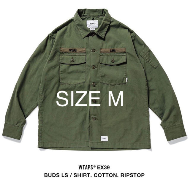 W)taps(ダブルタップス)のWTAPS BUDS LS SHIRT COTTON RIPSTOP M OD メンズのトップス(シャツ)の商品写真