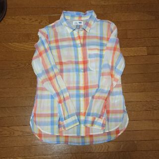 オールドネイビー(Old Navy)のオールドネイビー マドラス シャツ(シャツ/ブラウス(長袖/七分))