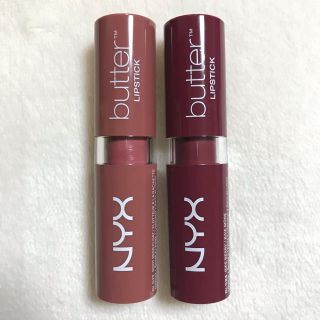 エヌワイエックス(NYX)のNYX butter LIPSTICK 2本SET(口紅)