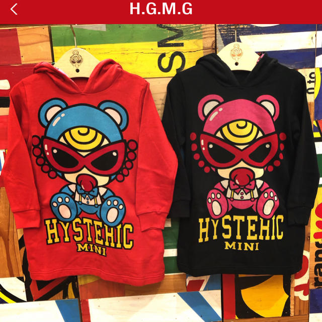 HYSTERIC MINI(ヒステリックミニ)のパーカーワンピ◟̆◞̆ ❁ キッズ/ベビー/マタニティのキッズ服女の子用(90cm~)(ワンピース)の商品写真