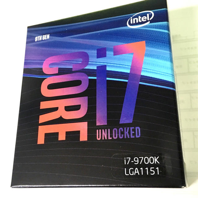 Core i7 9700K BOX　新品PCパーツ