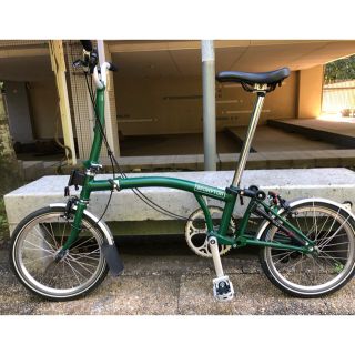 ブロンプトン(BROMPTON)の2018年製 ブロンプトン 超美品 M2LグリーンBrompton 約22万円(自転車本体)