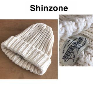 シンゾーン(Shinzone)のシンゾーン Mirror of Shinzone ★コットン&アクリル ニット帽(ニット帽/ビーニー)