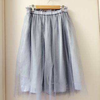 ダブルクローゼット(w closet)のチュールスカート(ひざ丈スカート)