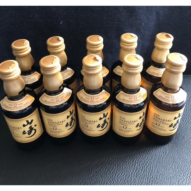 山崎12年　ミニボトル　50ml 10本セット