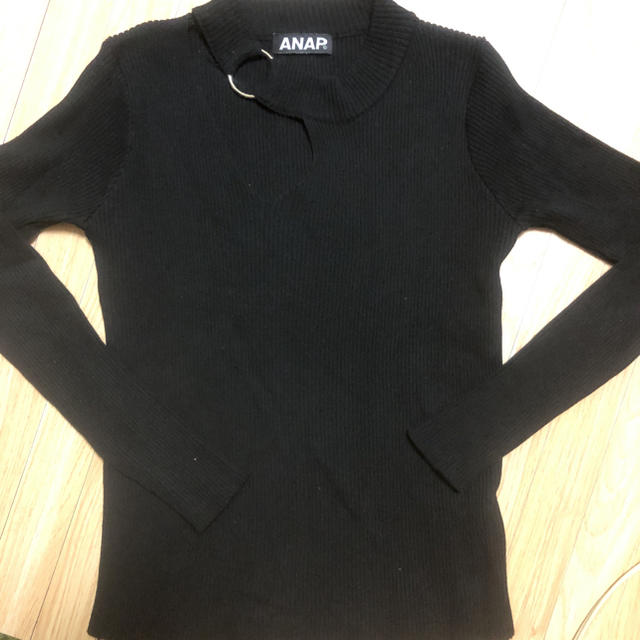 ANAP(アナップ)のANAP リブニット 長袖 レディースのトップス(カットソー(長袖/七分))の商品写真