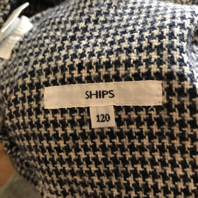 SHIPS(シップス)の美品 SHIPS キッズ 千鳥柄 冬生地 パンツ 120センチ シップス キッズ/ベビー/マタニティのキッズ服男の子用(90cm~)(パンツ/スパッツ)の商品写真